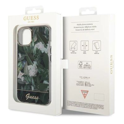 8. Guess GUHCP14MHGJGHA iPhone 14 Plus 6.7" green/green hardcase Jungle Collection