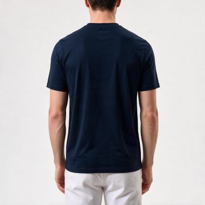 3. Paul&Shark Men's Cotton T-shirt Navy Blue 26411035-13 - Classic Cut