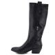 3. Women's leather cowboy boots black Big Star UU274521