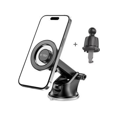 3. Tech-Protect N51 MagSafe Car Phone Holder for Cockpit/Air Vent - Black