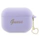 Guess GUAP2LSCHSU AirPods Pro 2 cover purple/purple Silicone Charm Heart Collection