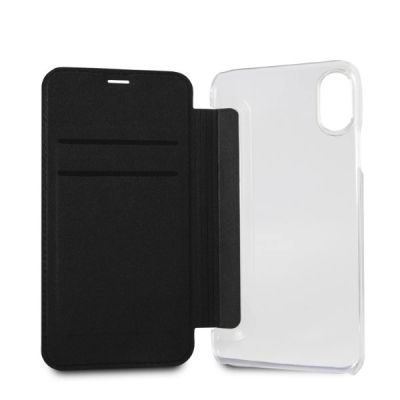 4. Karl Lagerfeld Signature Glitter iPhone X/Xs Case - Black