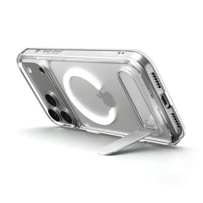 6. Spigen Ultra Hybrid "S" MagSafe Case for iPhone 17 Pro - Clear and White