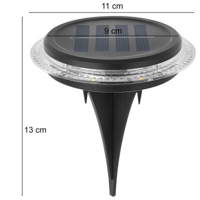 29. SOLAR DISC LAMPS FOR GROUND OR WALL MOUNTING 2 PCS