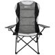 4. LUX FOLDING CAMPING CHAIR 60X60X105CM GREY-BLACK