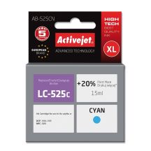 Activejet AB-525CN Ink (Brother LC525C replacement; Supreme; 15 ml; blue)