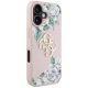 4. Guess Grained Roses Big 4G logo iPhone 16 case - pink