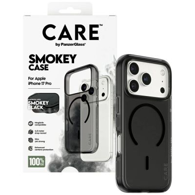 4. CARE by PanzerGlass Flagship Urban Explorer Case w. Black MagSafe for iPhone 17 Pro - Black