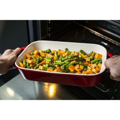 3. Set of 3 rectangular ceramic dishes STAUB 40508-171-0 - red