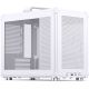 Jonsbo C6 MAX PC Case, Mini Case, Micro-ATX, Tempered Glass - White