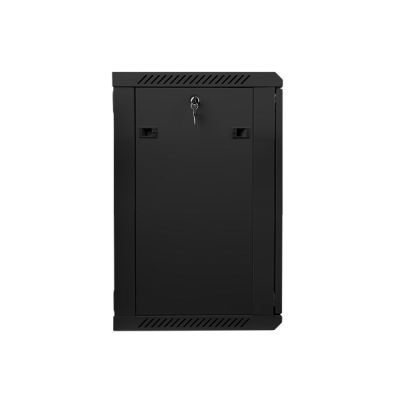 2. Lanberg 19-inch Wall-Mount Rack Cabinet 15U/600x450 V2 Black, Glass Door