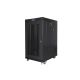 LANBERG LCD FLAT PACK V2 19" 22U 800X1000 BLACK PERFORATED DOOR RACK INSTALLATION CABINET