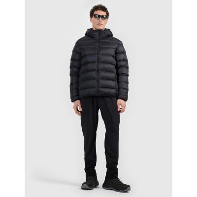 3. Men's down trekking jacket with natural filling 4F 4FWAW25TDJAM0733-20S