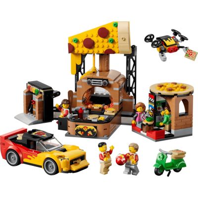 3. LEGO City 60496 - Pizza Delivery with Vehicles