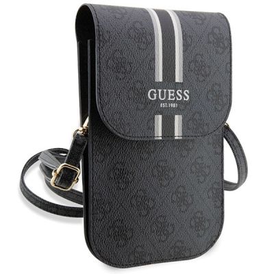3. Guess 4G Stripe Handbag - Black