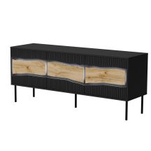 INSERTO 3D TV cabinet 143.5x40x61.5 black + LED