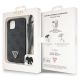 9. Guess Crossbody 4G Metal Logo Case for iPhone 13/14/15 - Black
