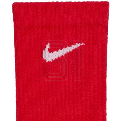 3. Nike Everyday Plus Cushioned Socks 3 Pairs Red, White, Navy SX6888 996