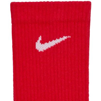3. Nike Everyday Plus Cushioned Socks 3 Pairs Red, White, Navy SX6888 996