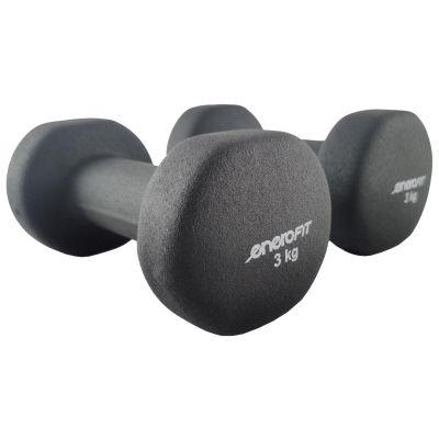 6. NEOPRENE DUMBBELL SET 2x3KG ENERO FIT