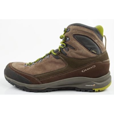 2. Aku Gea Gore-tex men's leather ankle trekking shoes brown