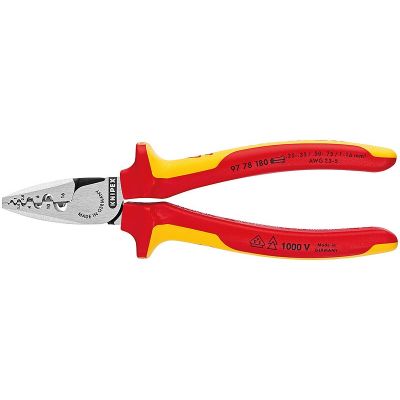 Knipex 97 78 180 Cable Crimping Tool Pocket Knife