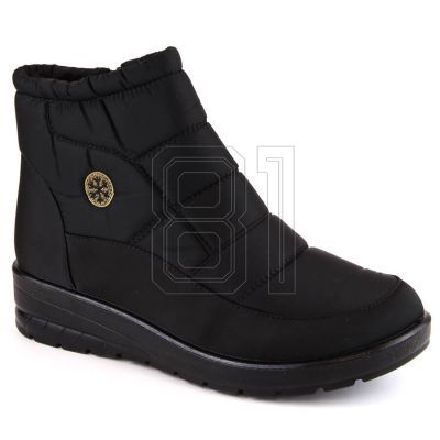 16. News W EVE437A black wedge snow boots