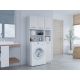 6. MARPOL BATHROOM SET SHELF CABINET WHITE