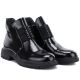 8. Women's black patent leather ankle boots M.Daszyński MR2501