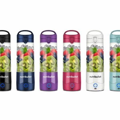 4. Nutribullet NBP003LBL Portable Blender, Light Blue