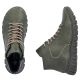 11. Women's ankle boots, green, insulated, Rieker 57501-54