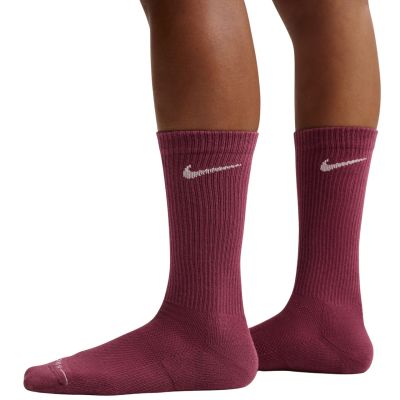 5. Nike Everyday Elevated Socks, 6 Pairs, Beige, Burgundy, Pink HQ8021 910