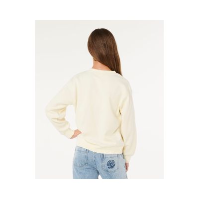 3. RIP CURL Sunshine Squad Crew-Girl Sweatshirt White