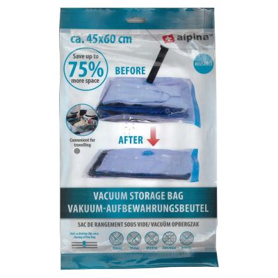 30. VACUUM BAG FOR STORING CLOTHES, BEDDING 45x60cm ALPINA