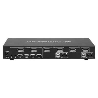2. TECHLY KVM SWITCH DISPLAYPORT/USB 2X1 DUAL HE