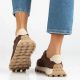 7. Leather platform sneakers brown Filippo DP7498