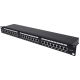 2. INTELLINET 24-Port Cat6a Patchpanel FTP 1HE black