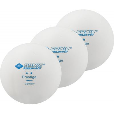 2. Donic Prestige table tennis balls* 3 pcs white