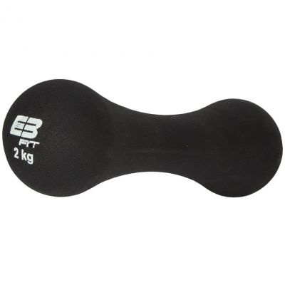 2. EB FIT Neoprene Dumbbell 2 kg Black 1029252