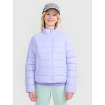 Girls' down jacket with synthetic filling 4F 4FJWSS25TDJAF515-52S
