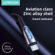 6. Joyroom Sharp Series S-M411 USB-A / micro USB 3A 1.2m Cable with Charging Indicator - Black