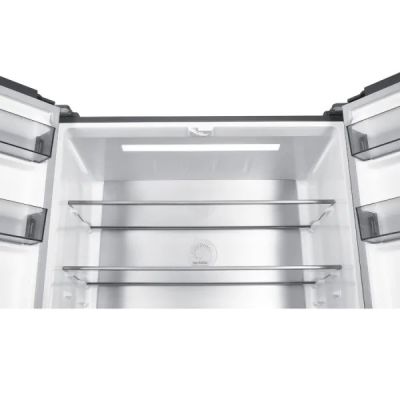 4. Multi Door Total No Frost Slot-In Refrigerator MPM-503-SSI-11 Black Glass