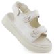 Women's cream platform sandals Potocki PY16337