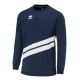 ERREA Julio sweatshirt, size XS, navy blue/white