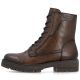 3. Brown women's leather worker boots Rieker 75800-25