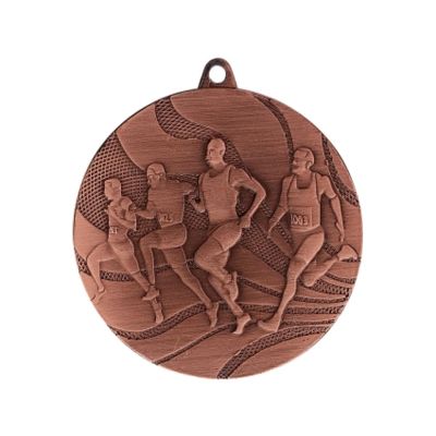 4. Bronze medal - running - steel medal
