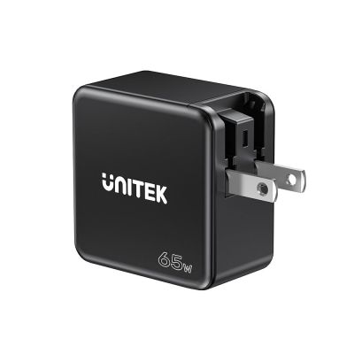 5. UNITEK GAN CHARGER, PD 65W 2X USB-C, USB-A