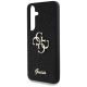 6. Guess Fixed Glitter Big 4G Metal Logo case for Samsung Galaxy S25 black