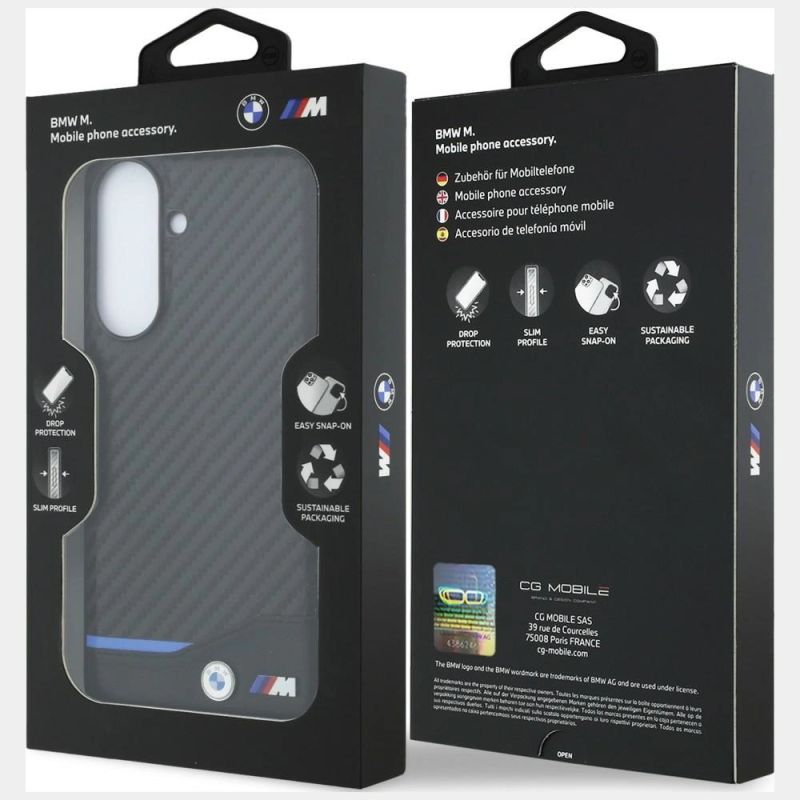 8. BMW M Carbon Case for Samsung Galaxy A37 5G - Black