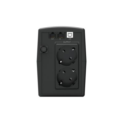 4. CONCEPTRONIC UPS 650VA/360W/2xSchuko/HID USB/RJ45in/Out bk